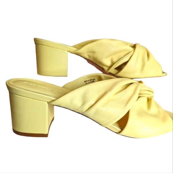 Rebecca Allen The Twist, Citrine Leather ... Size 8.5 - Picture 3 of 10